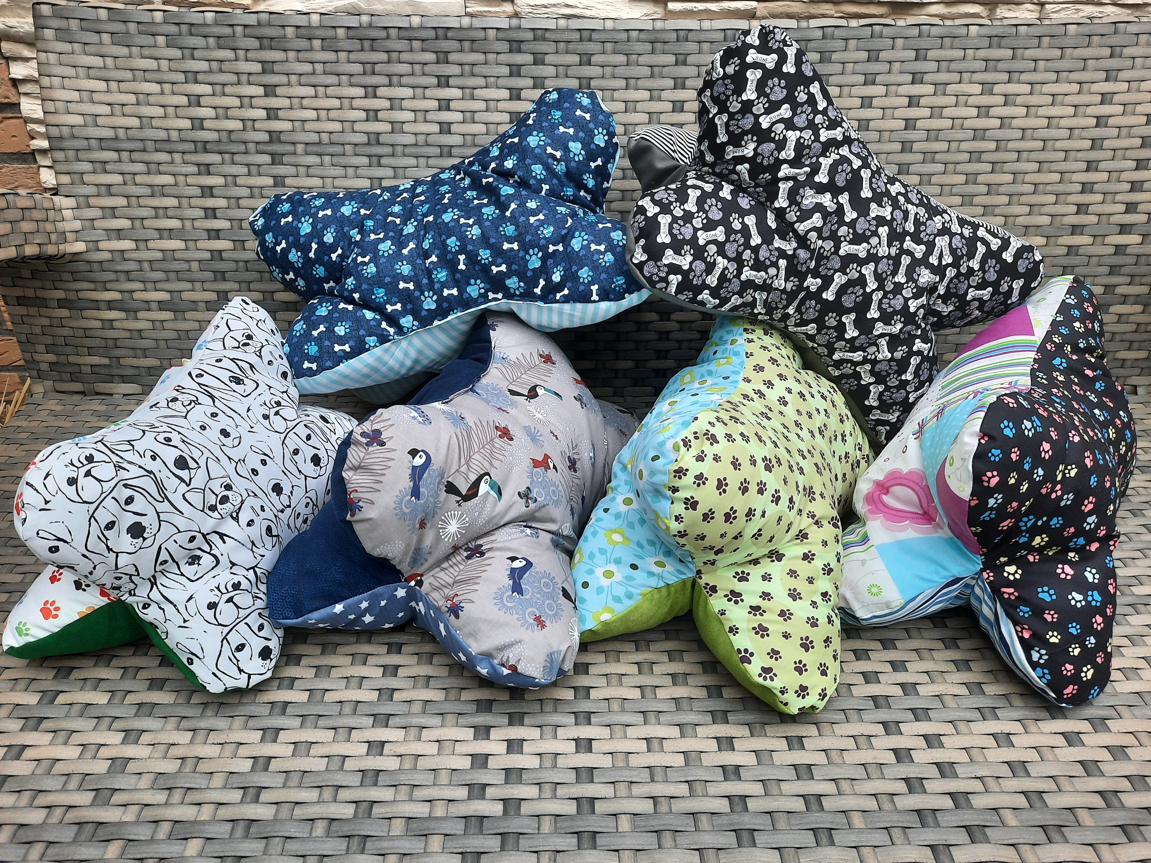 Knochenkissen in verschiedenen Varianten