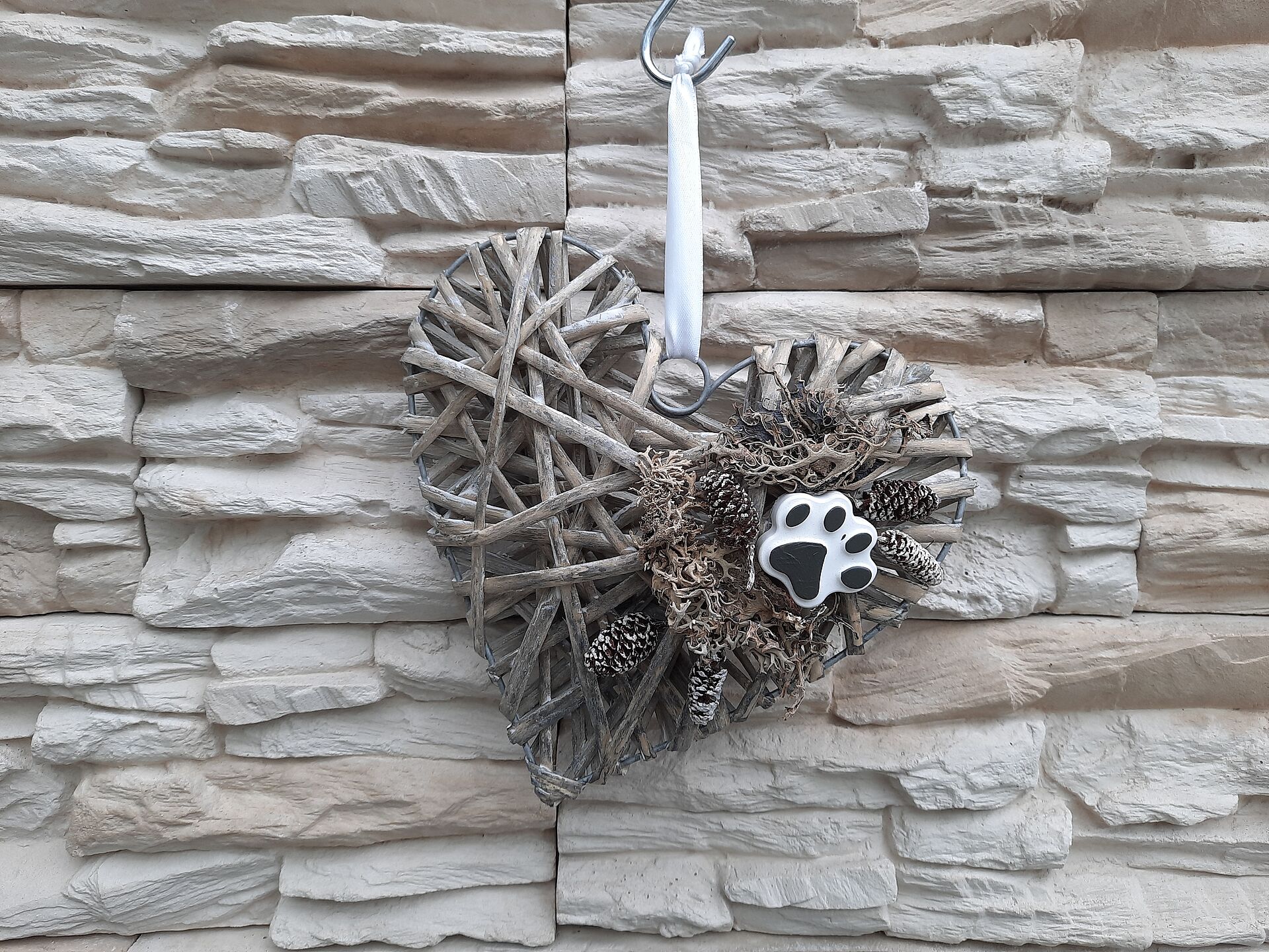 Hängeherz -natur-mittel