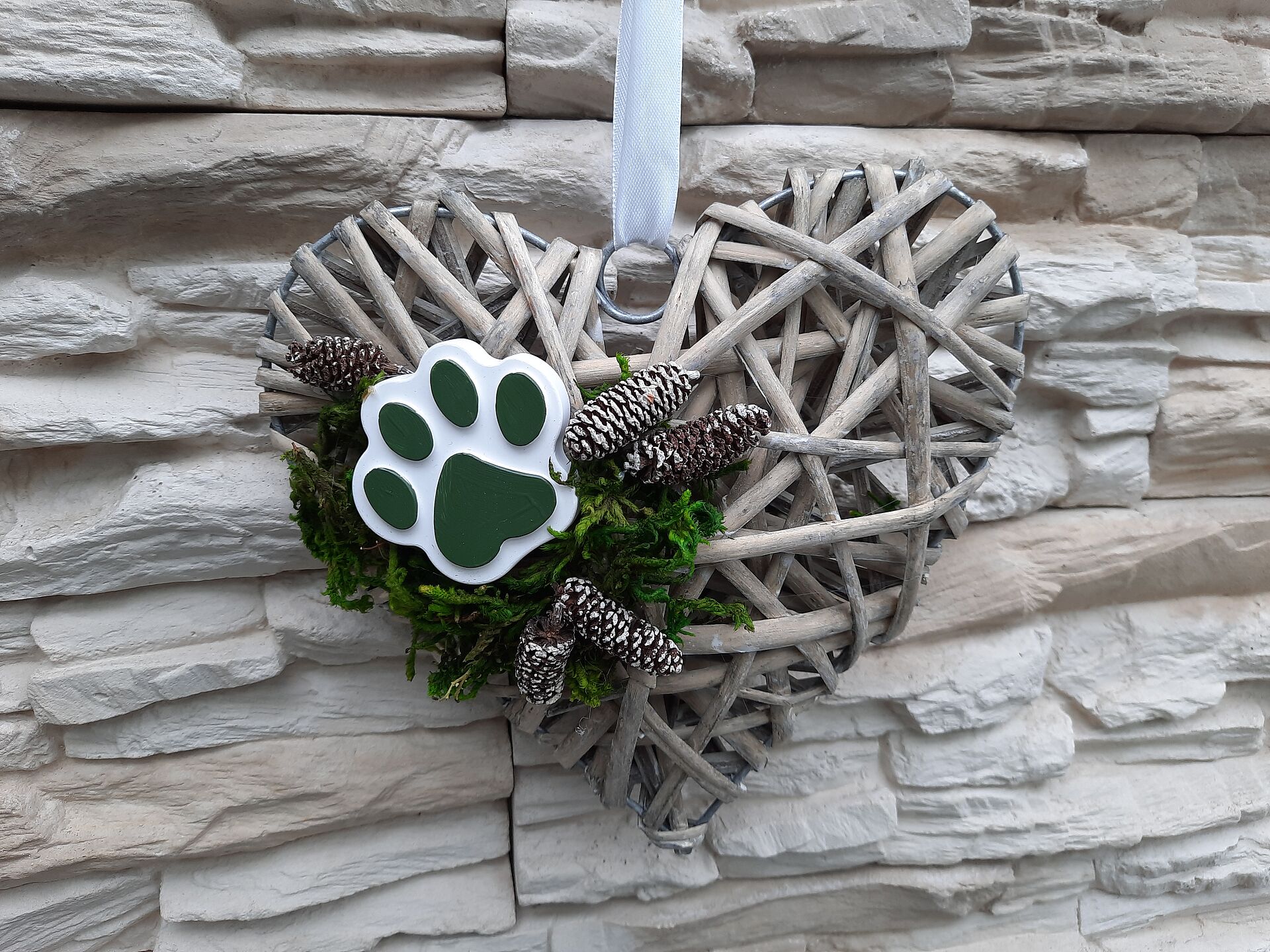 Hängeherz -natur-mittel