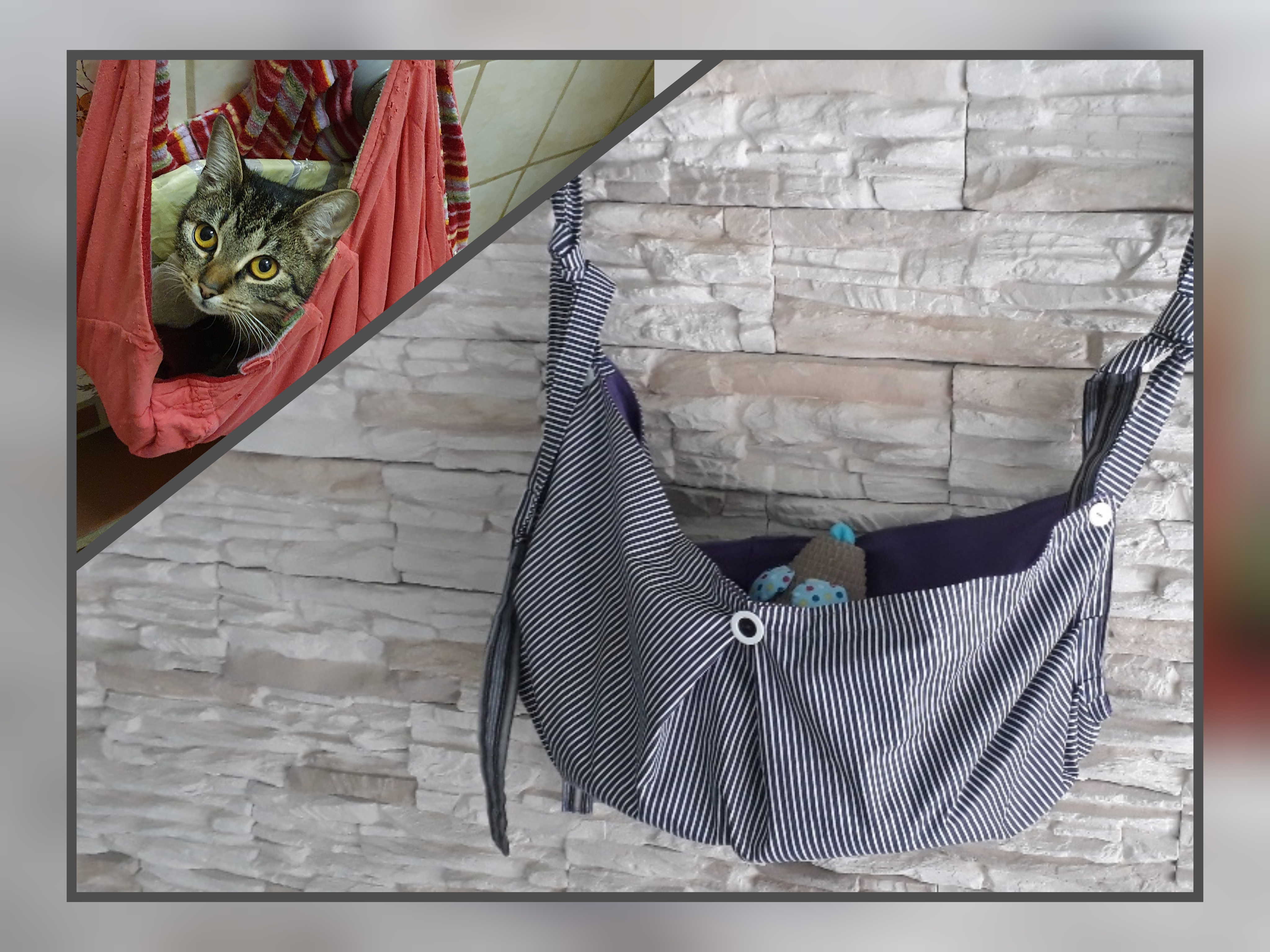 Katzenschaukeln in verschiedenen Varianten